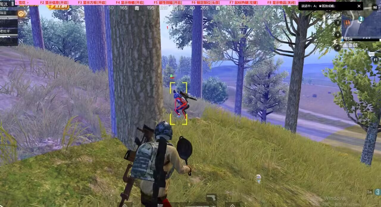 和平精英辅助【ACE闪电容器直装】人物透视 射线方框 锁死自瞄 子弹追踪 物资显示 雷达预警 人物绘制 手持武器